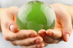 You may not actually be able to hold the world in the palm of your hands, but you can make a world of difference by promoting traffic safety.