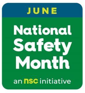 This is an icon for National Safety Month.